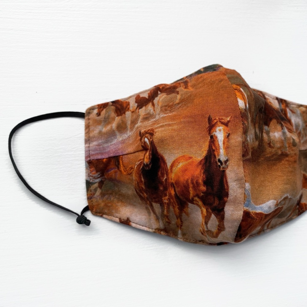 Horse face mask 🧡🤎
